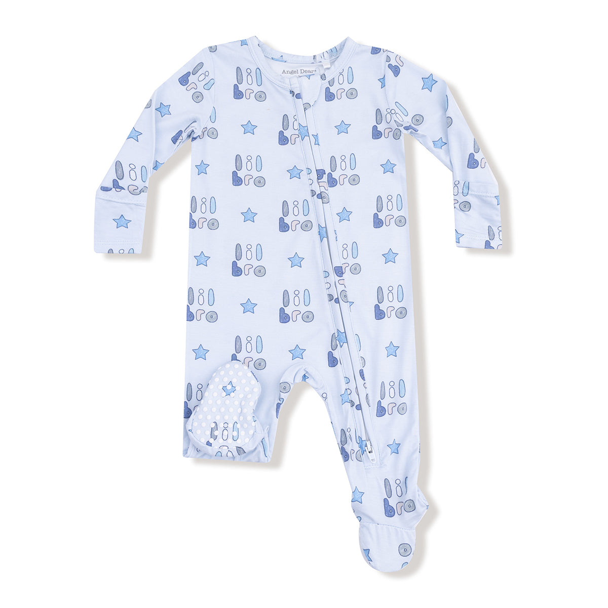 Little Brother Zipper Footie by Angel Dear