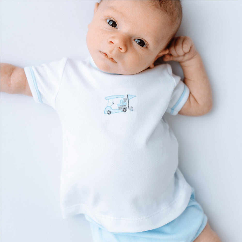 Little Golfer Boy Diaper Cover Set by Magnolia Baby