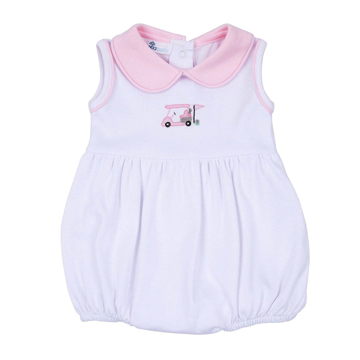 Little Golfer Collared Bubble by Magnolia Baby