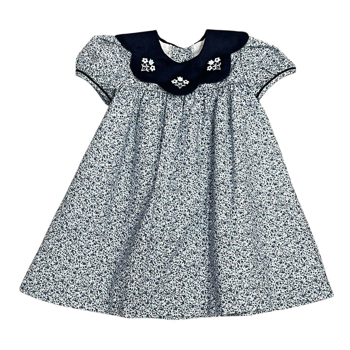 London Floral Navy Float Dress by Marco & LIzzy