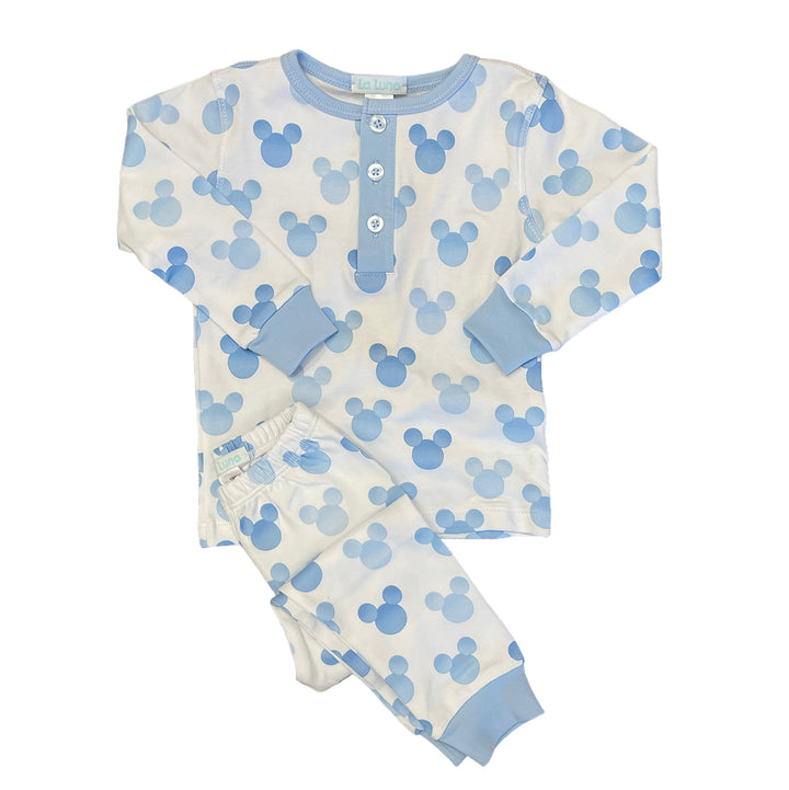 La Luna Boy's Mickey Mouse Pajama Set