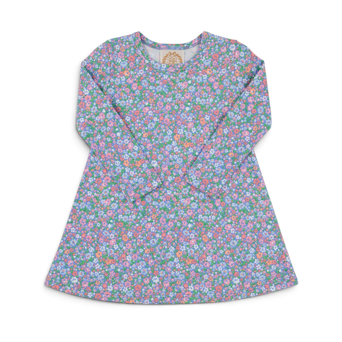 Mountain Brook Mini Floral Long-Sleeve Polly Play Dress by The Beaufort Bonnet Company
