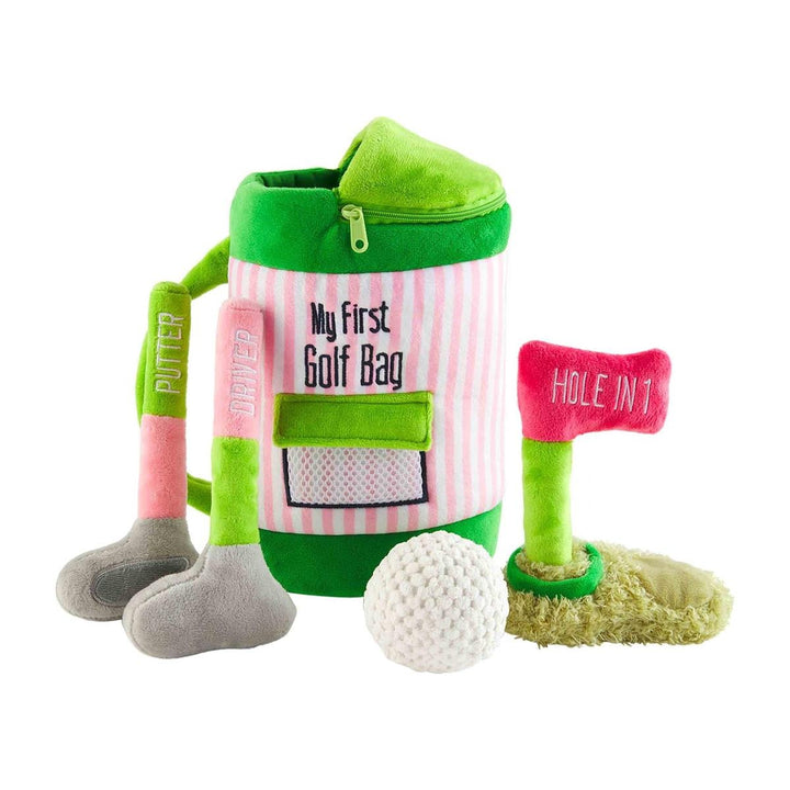 Pink My First Golf Bag Plush Set by Mud Pie
