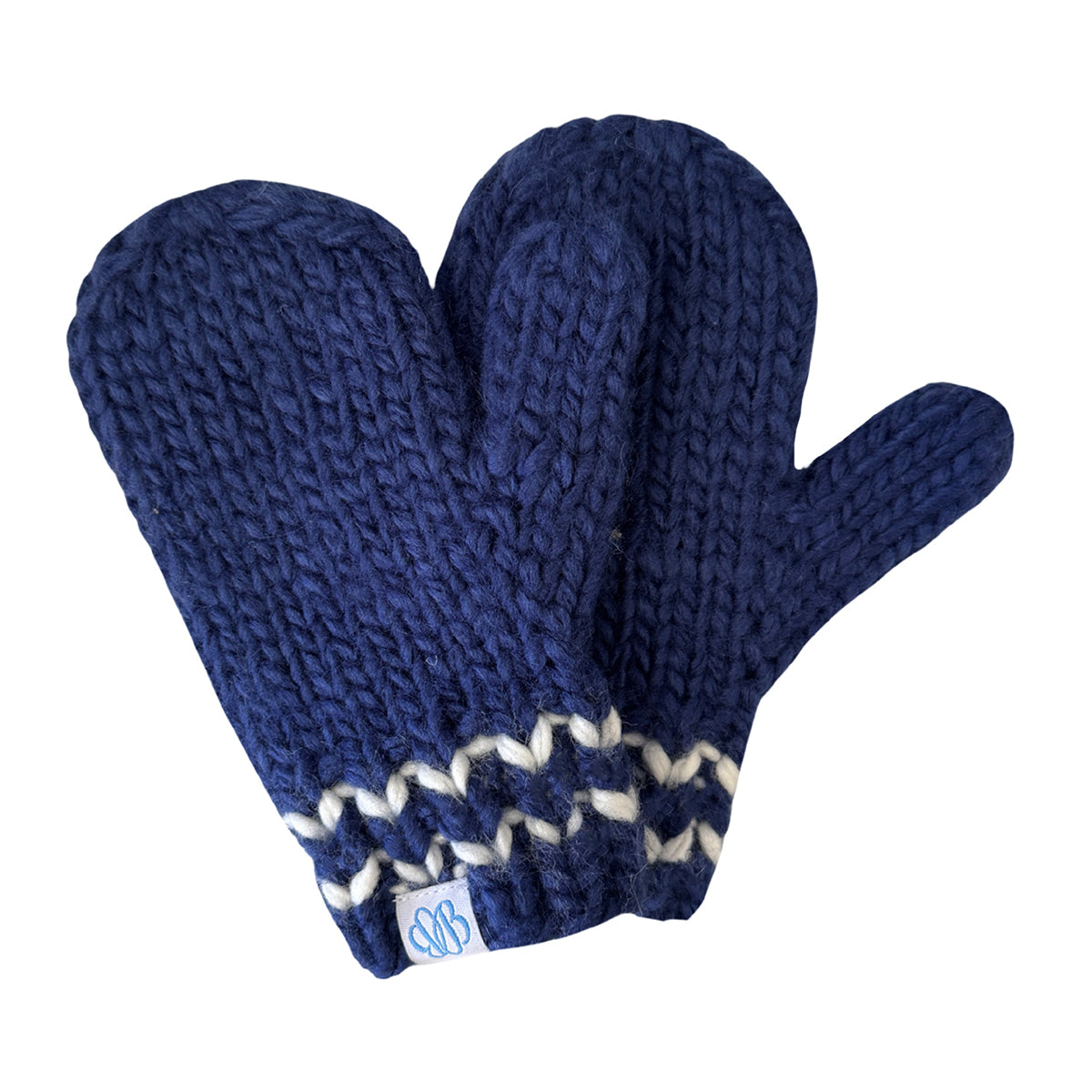 Navy Mittens by Bits & Bows