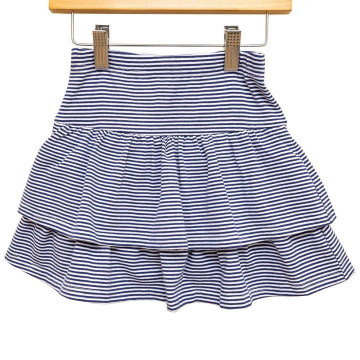Navy Stripe Rosemary Skort by Trotter Street