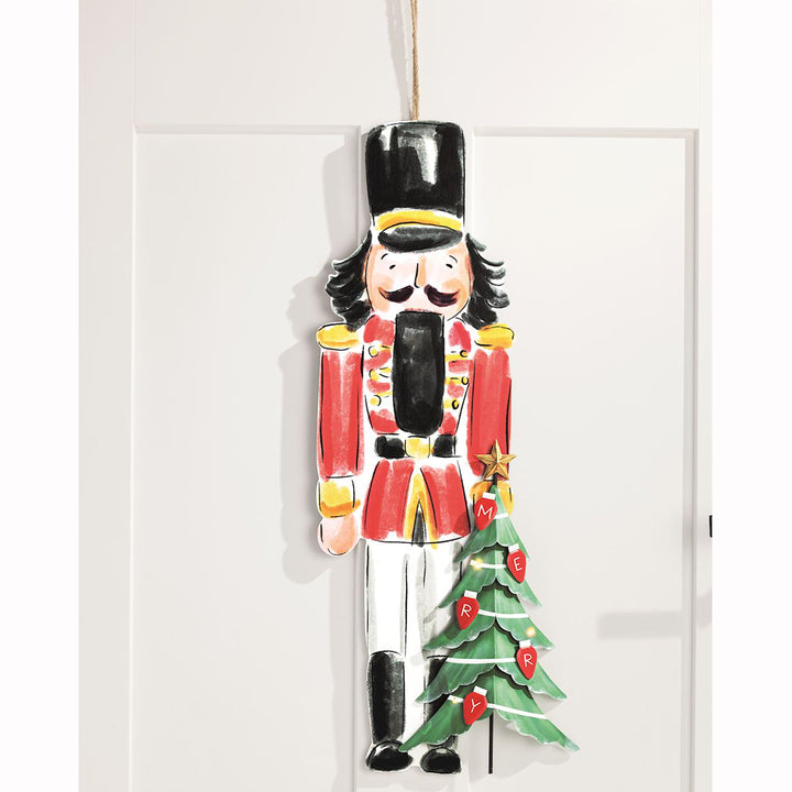 Nutcracker Door Hanger by Mud Pie