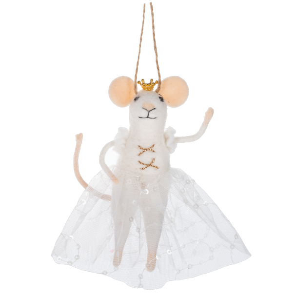 Nutcracker Mouse Queen Ornament by Ganz