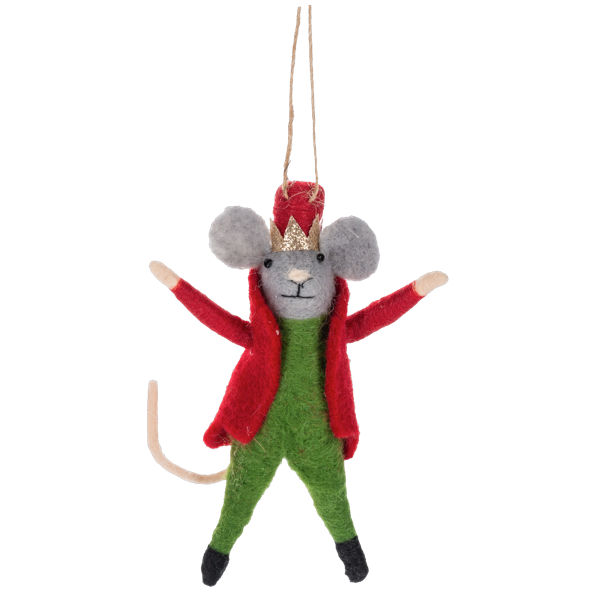 Nutcracker Mouse Soldier 2 Ornament by Ganz