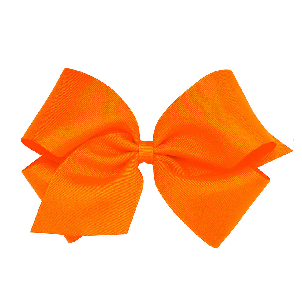 KING (6.25" wide) Grosgrain Bow by Wee Ones (47 Colors)