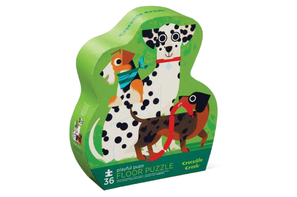 Crocodile Creek Playful Pups 36-Piece Puzzle