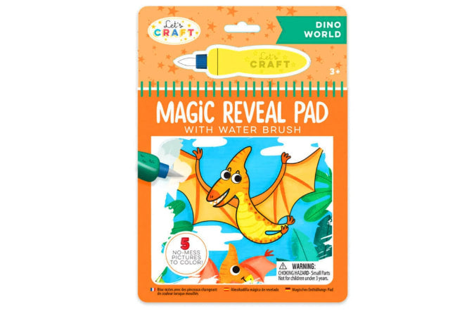 Magic Water Reveal Pad - Dinosaurs