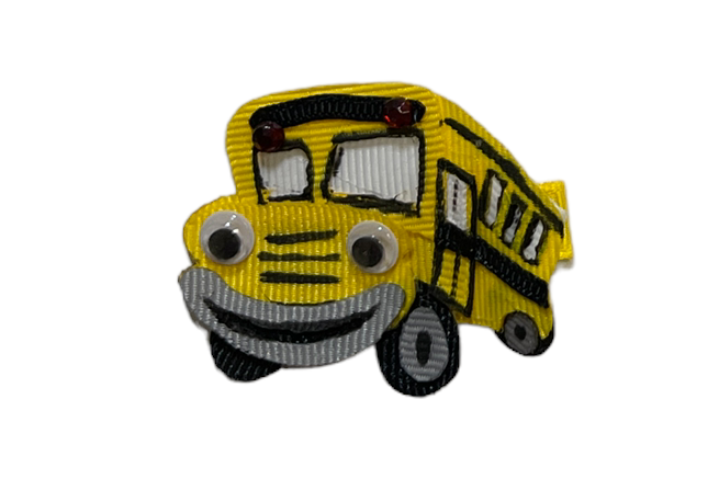 School Bus Sculpture Bow