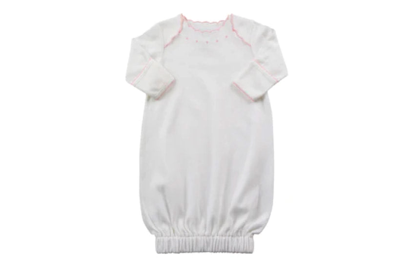 Proper Peony Dotson Sack Gown - Pink - Newborn