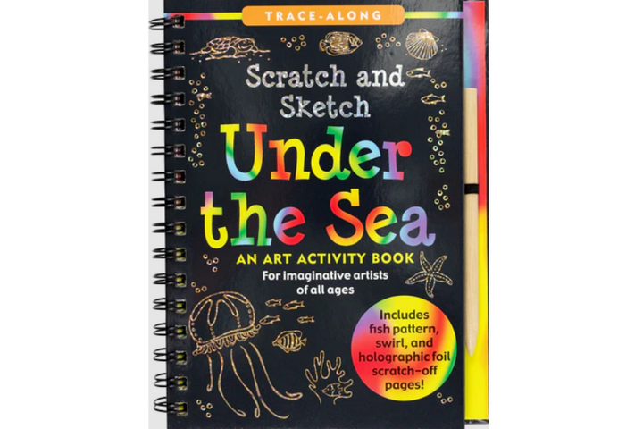 Scratch & Sketch Art Activity Book - Under the Sea