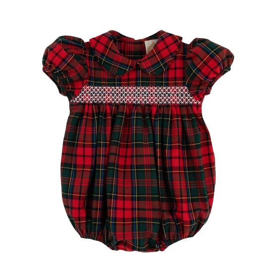 Paces Mill Plaid Dottie Hart Bubble by The Beaufort Bonnet Company