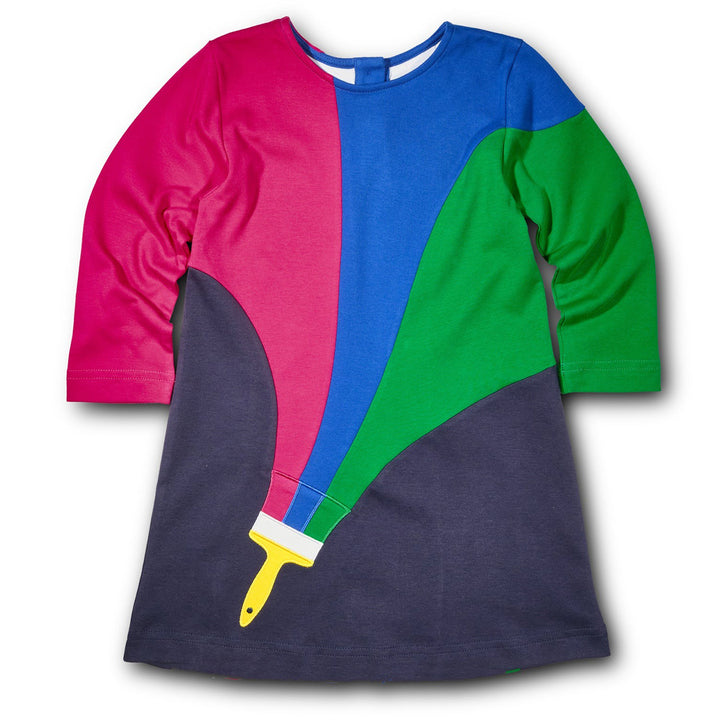 Paint Brush Knit Dress by Florence Eiseman