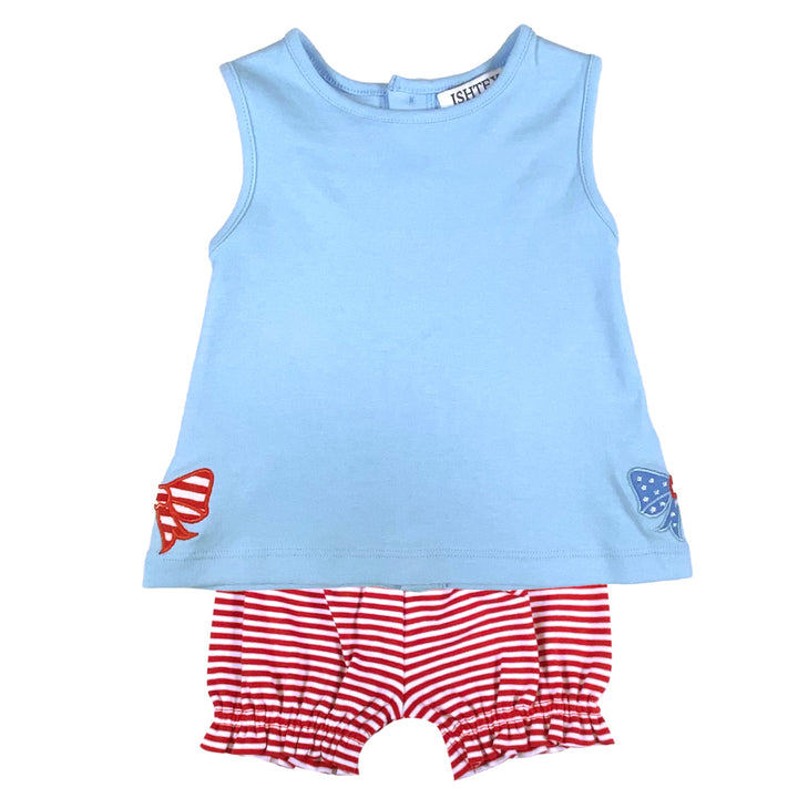 Patriotic Bows Bloomer Set by Ishtex