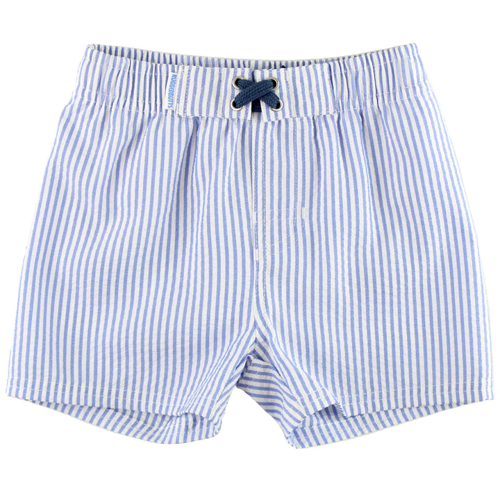Periwinkle Blue Seersucker Swim Trunks by RuggedButts