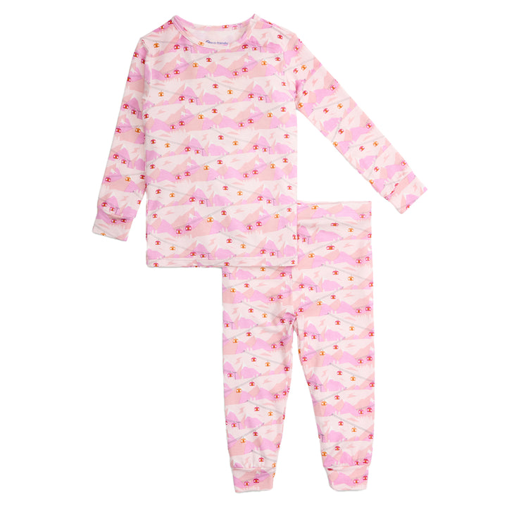 Pink Apres Ski Chic Modal Pajamas by Magnetic Me