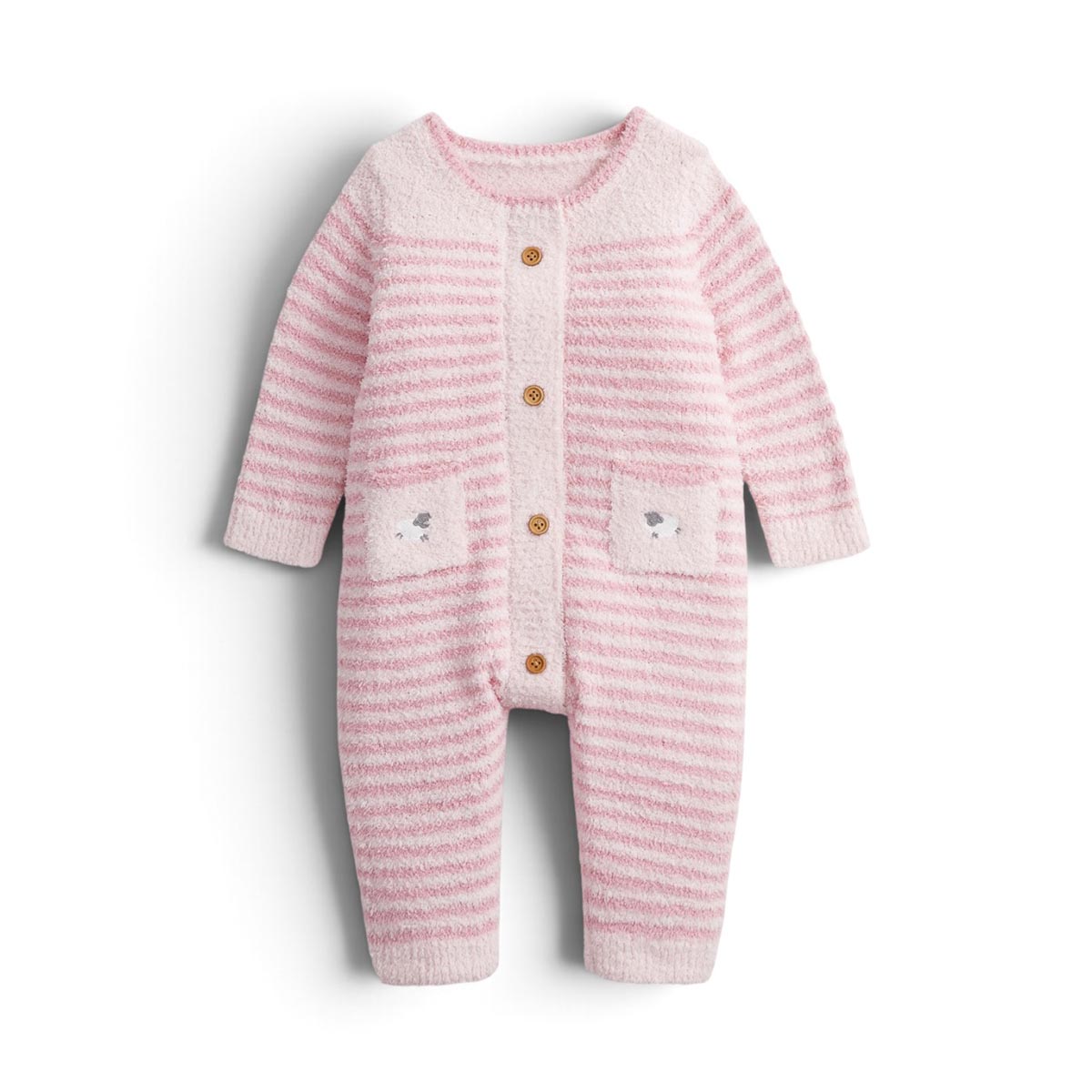 Pink Chenille Sweater Romper by Magnetic Me