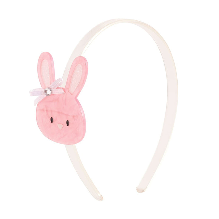 Pink Easter Bunny Acrylic Headband by Mud Pie