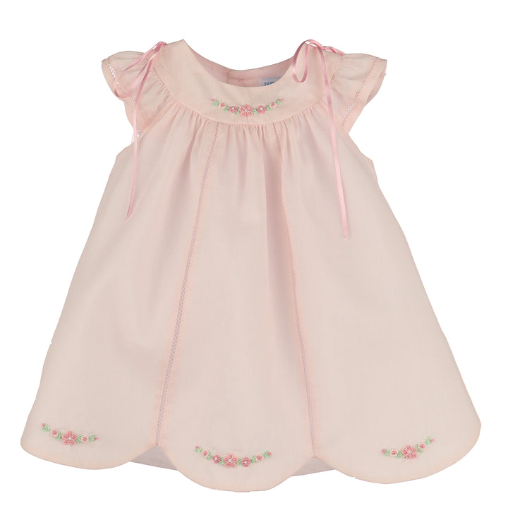 Pink Faldon Dress with Hat by Luli & Me