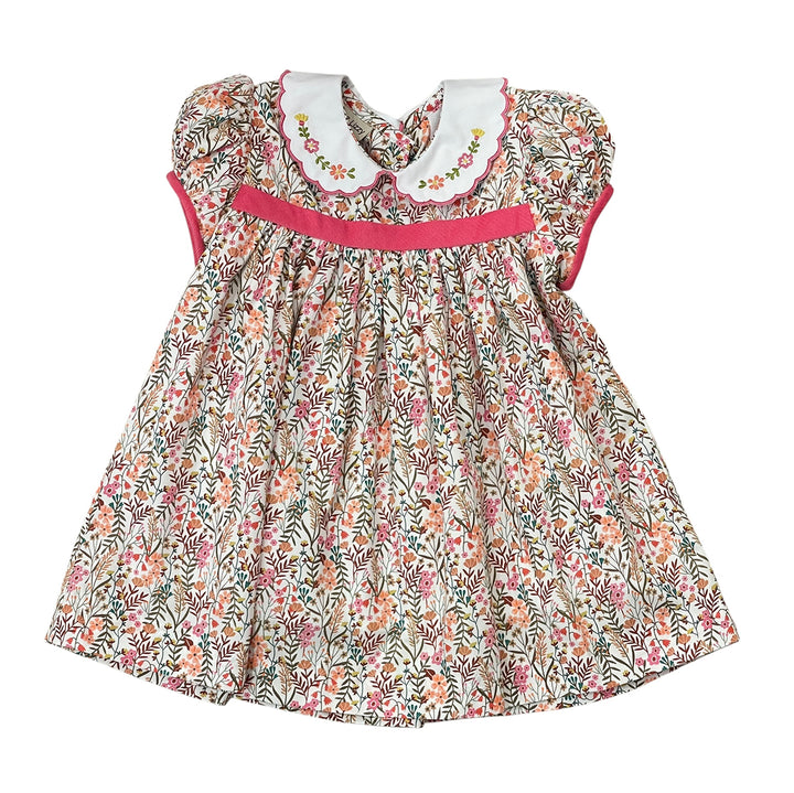 Pink Floral Amy Float Dress by Marco & Lizzy