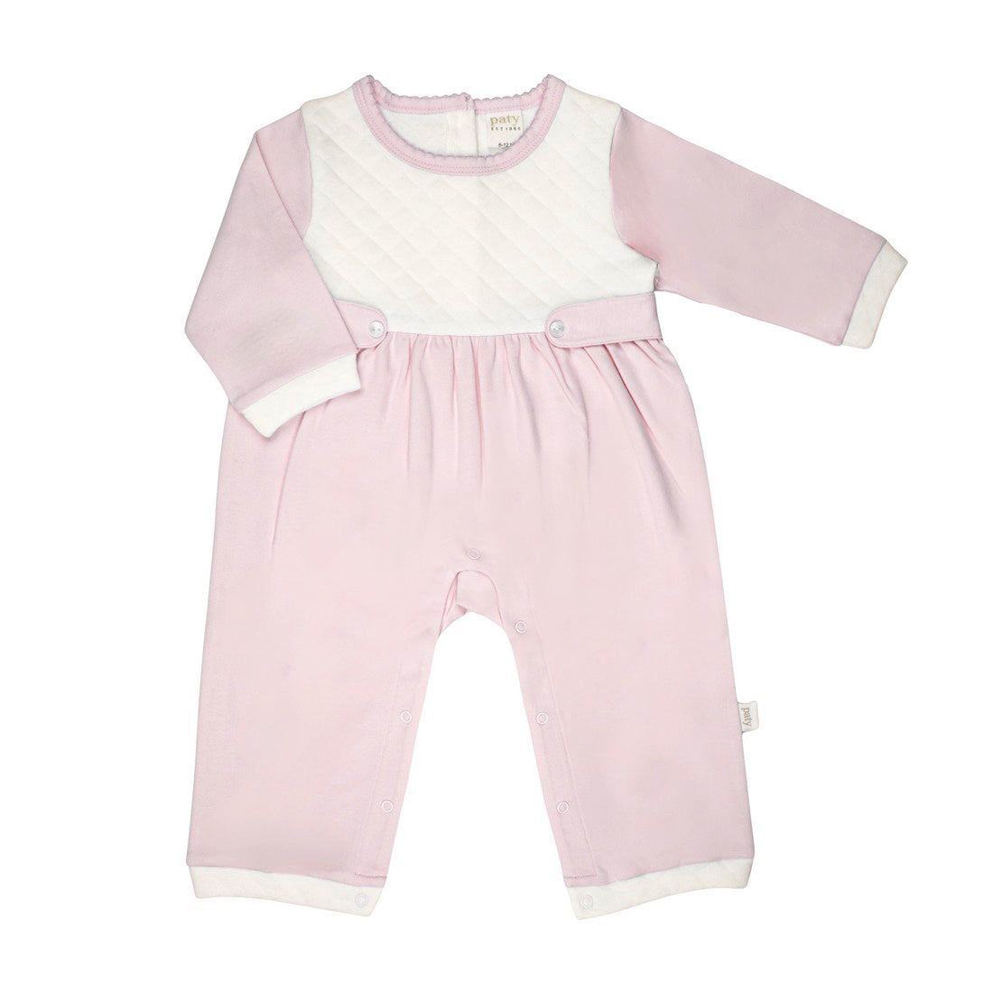 Pink Jacquard Romper by Paty
