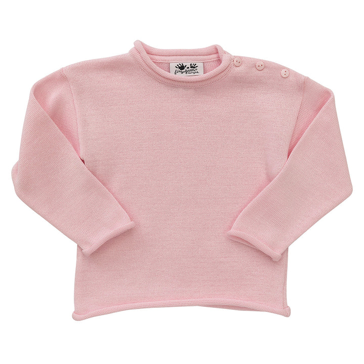Pink Roll-Neck Sweater by Fingerprints New York