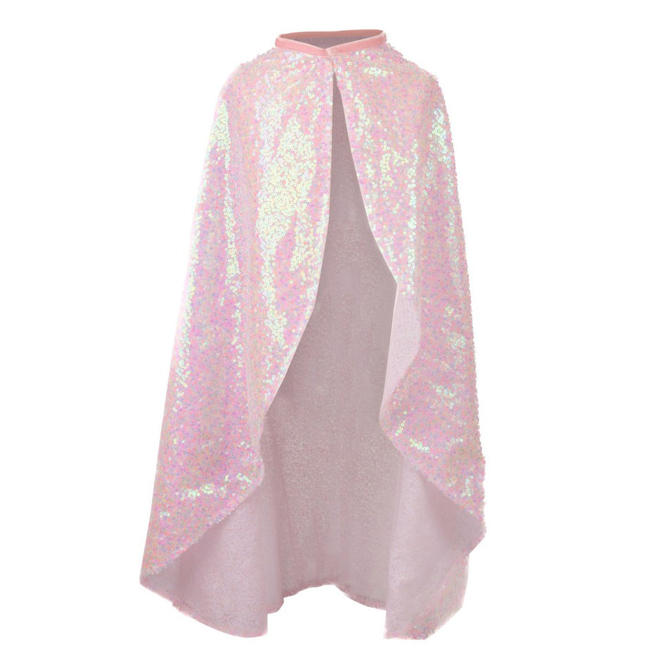 Pink Sequin Twirl Cape by Great Pretenders (Size 4-6)