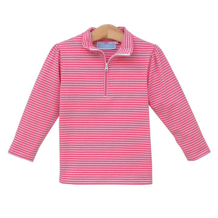 Pink Stripe Tori Pullover by Trotter Street Kids
