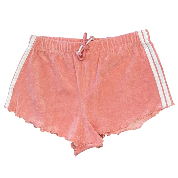Paper Flower Pink Terry Athletic Taping Short