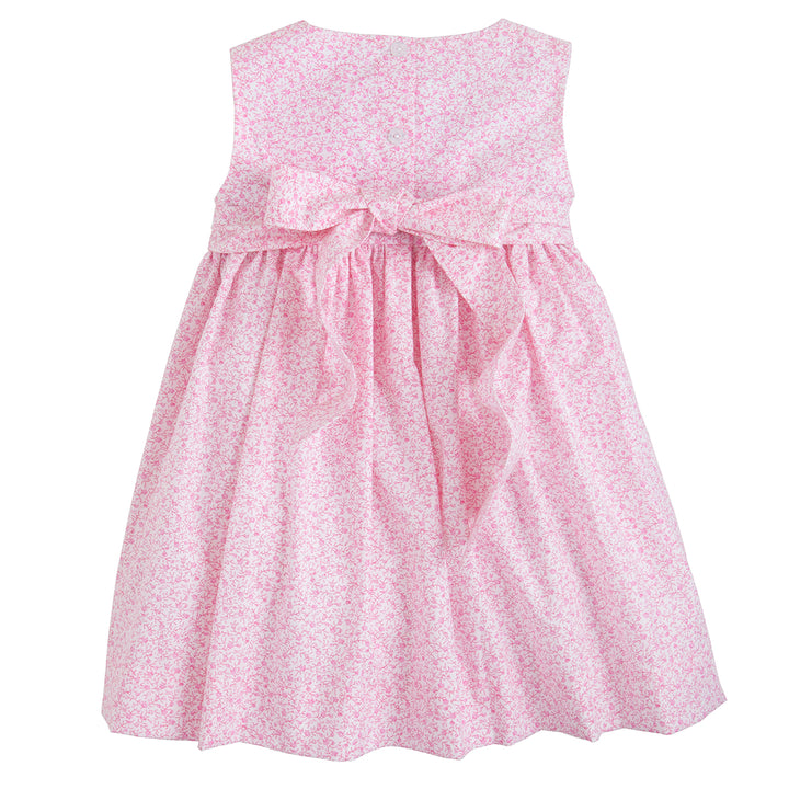 Little English Pink VInings Smocked Dress