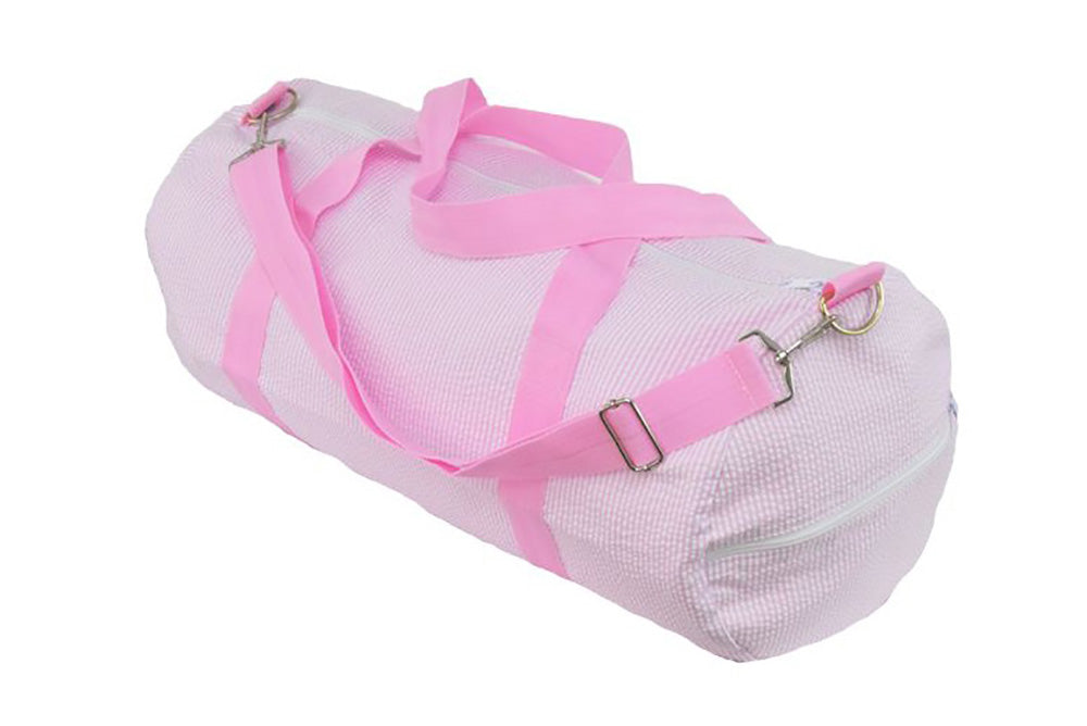 Mint Weekend Seersucker Duffel - 4 Colors