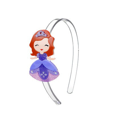 Cute Doll Orchid Hair Headband by Lilies & Roses