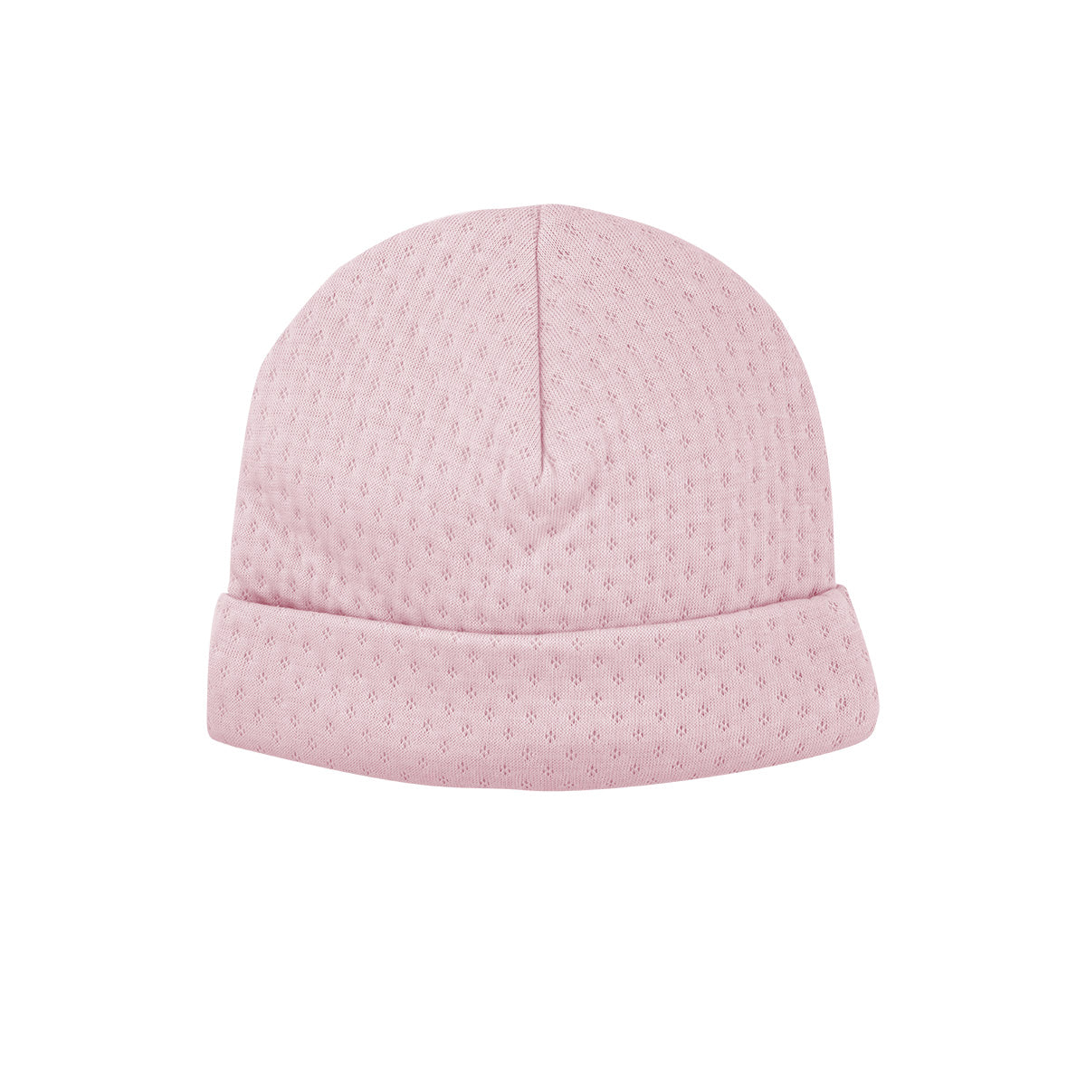 Pink Quilted Newborn Hat by LydaBaby