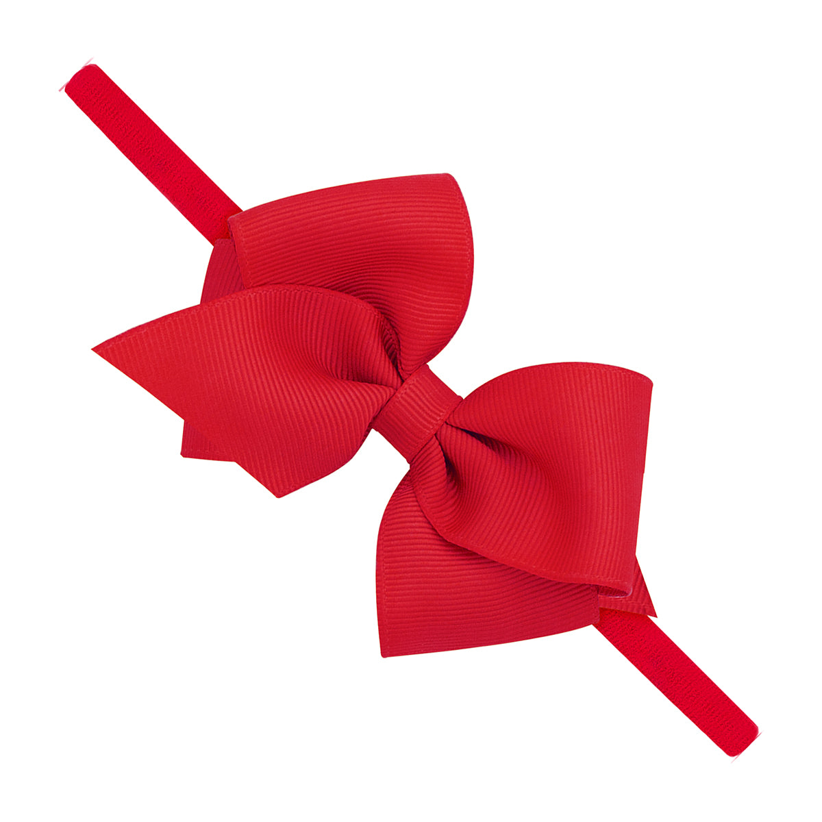 Red Extra Small Grosgrain Bow on Nylon Band by Wee Ones