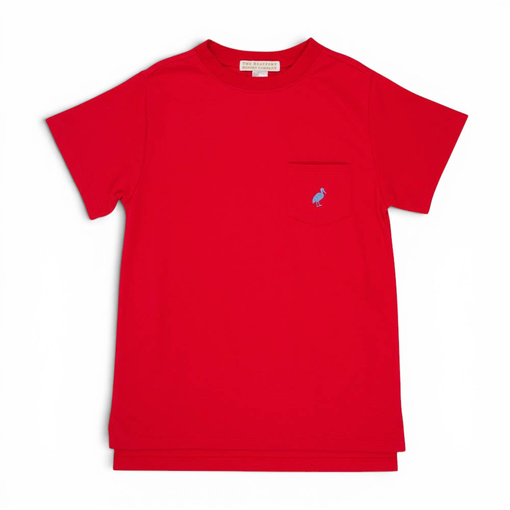 Richmond Red Pocket Carter Crewneck by The Beaufort Bonnet Company
