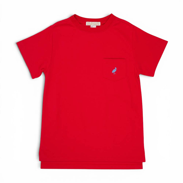 Richmond Red Pocket Carter Crewneck by The Beaufort Bonnet Company