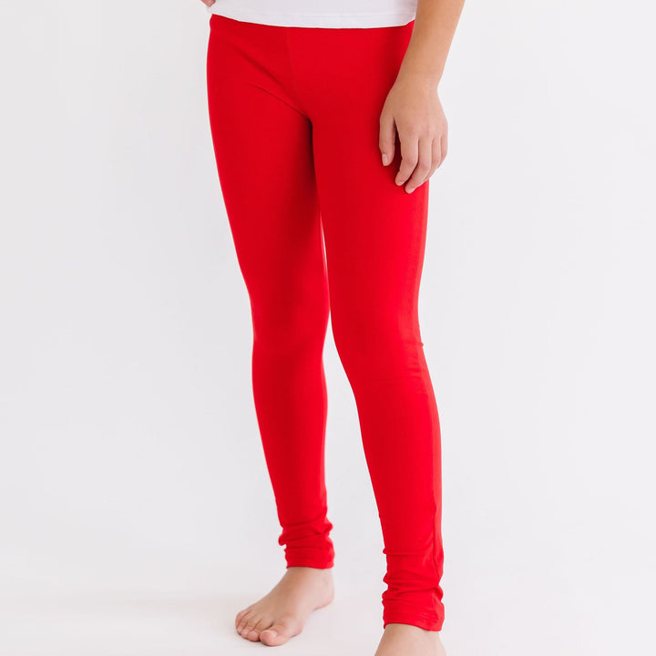 Red Leggings by Mila & Rose