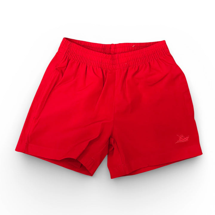 Red Performance Play Shorts by Southbound