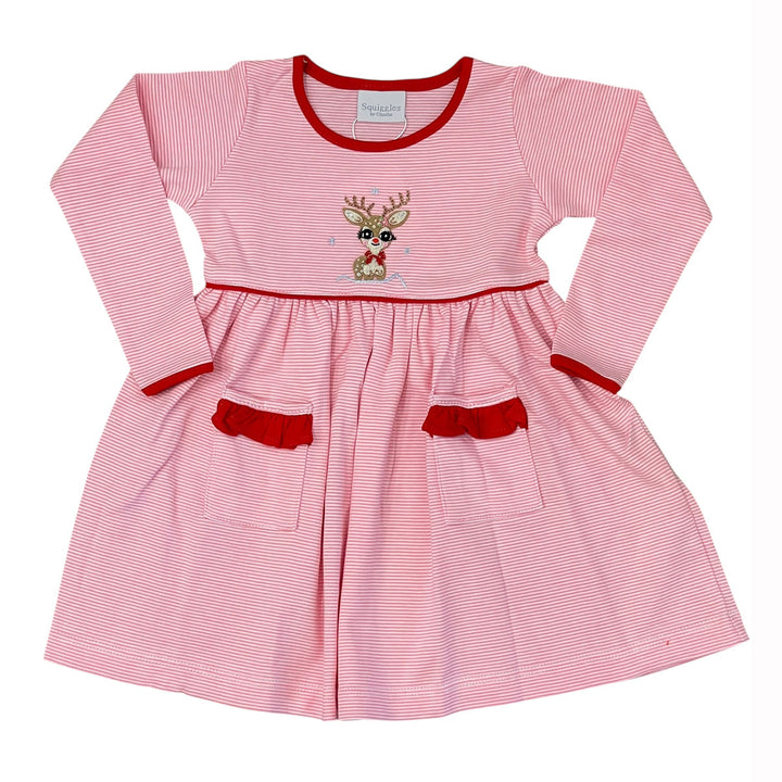 Reindeer Popover Dress by Squiggles