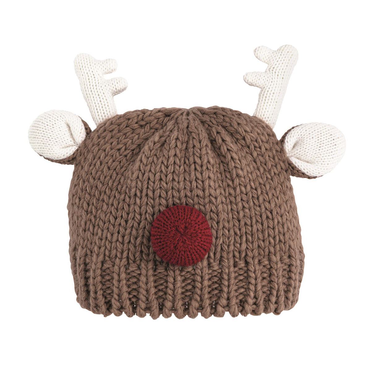 Reindeer Chunky Knit Hat by Mud Pie