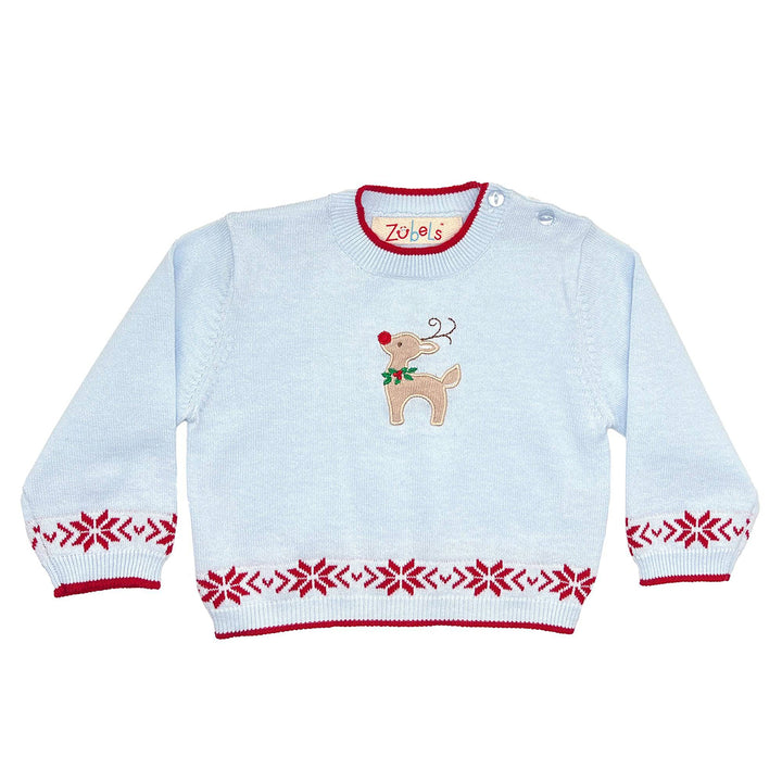 Boy's Reindeer Sweater by Zubels