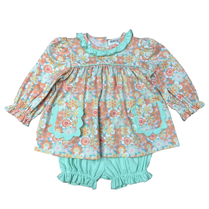 Retro Daisy Bloomer Set by Ishtex