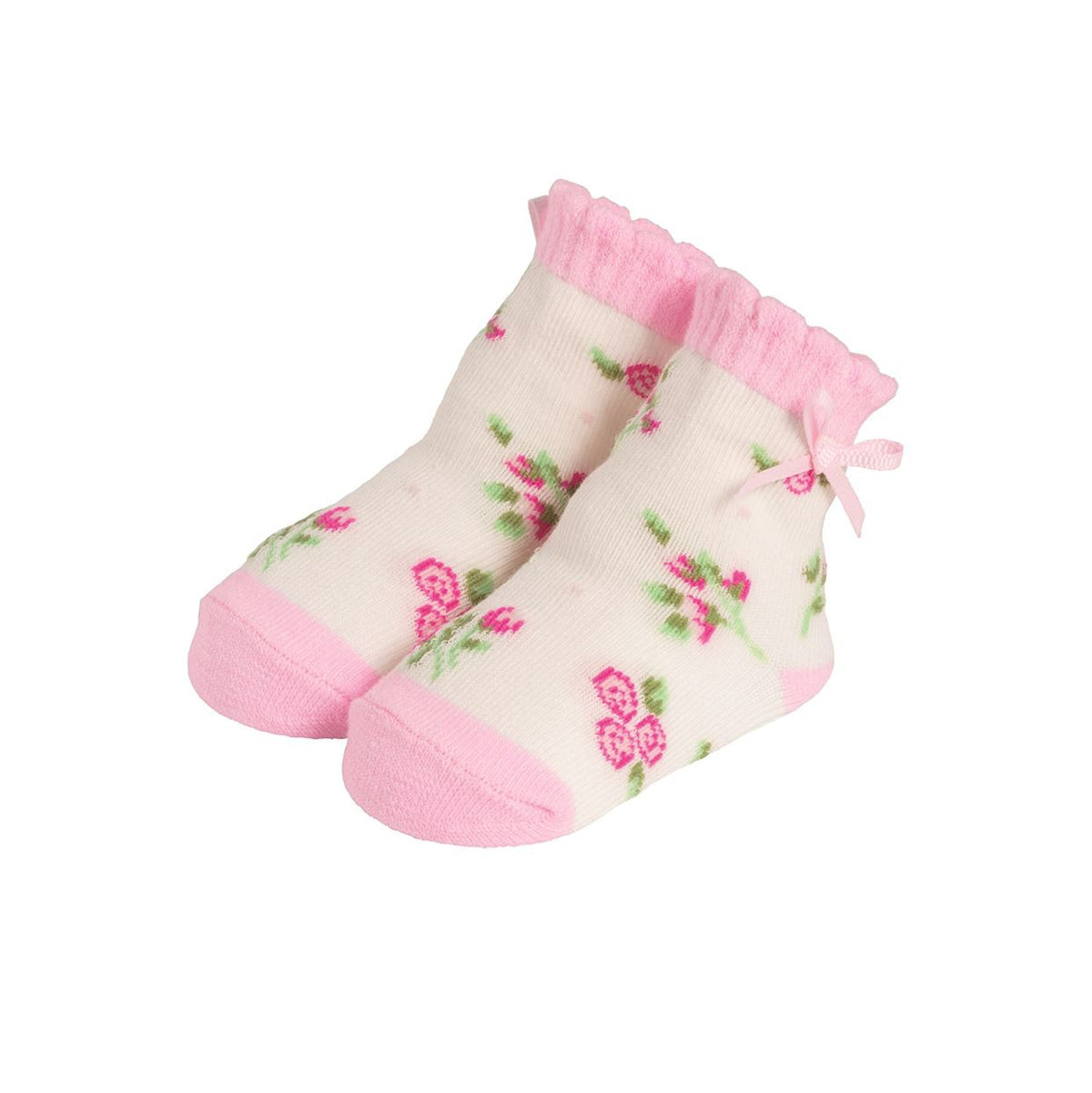 Rose Heart Socks by Mud Pie