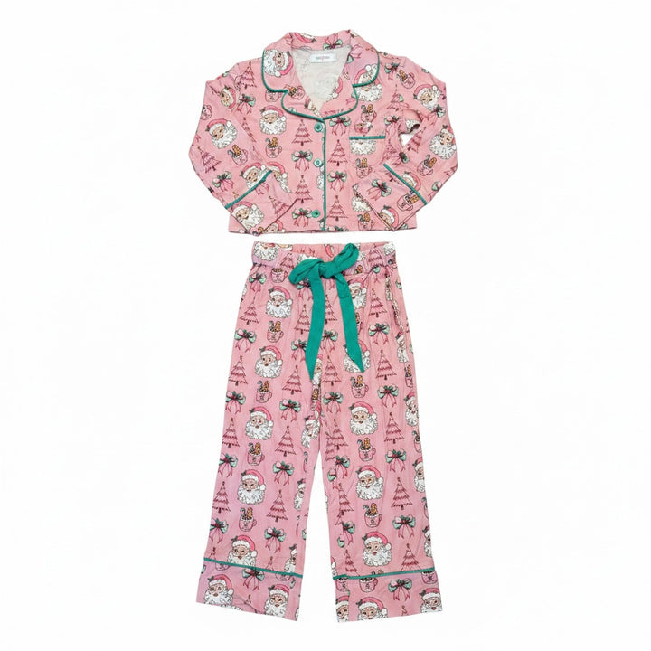 Santa Pajama Set by LuLu BeBe