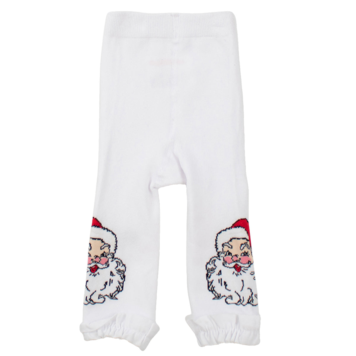 Santa Joy Footless Ruffle Tights by RuffleButts