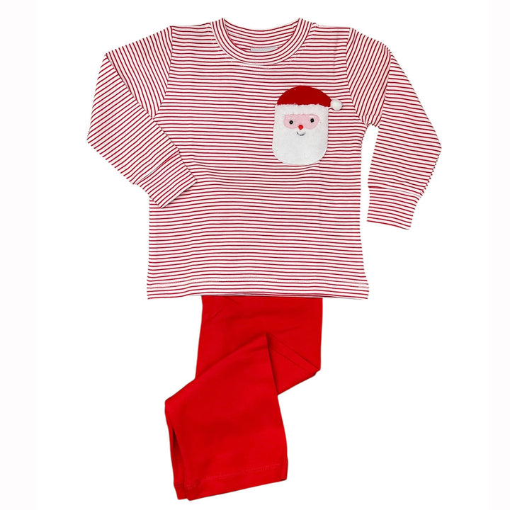 Santa Pockets Boy Pant Set by Squiggles