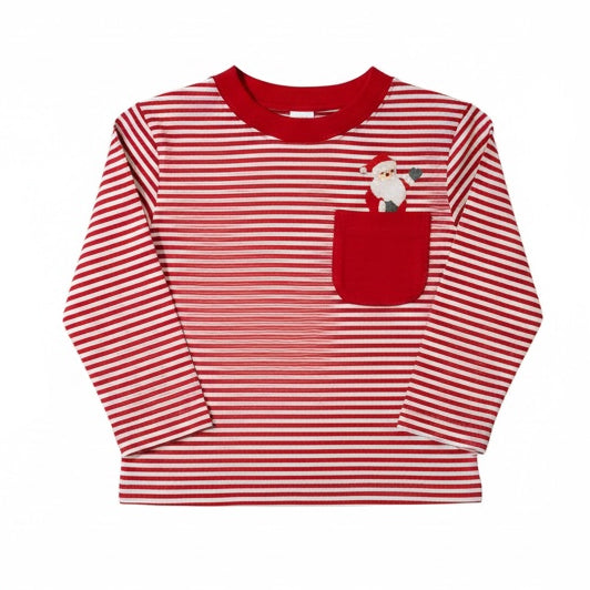 Santa Pocket Shirt by The Smiley Crab